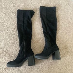 Mix No. 6 Jorel Over-The-Knee Boot Black Size 6.5